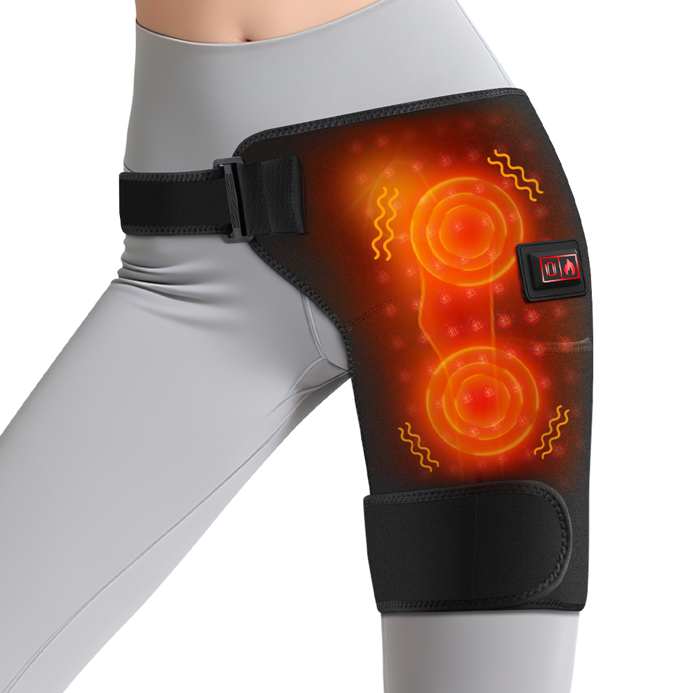 Posture Corrector Back Brace - Kablosuz Isıtmalı Kalça Destek Bandı, Titreşimli