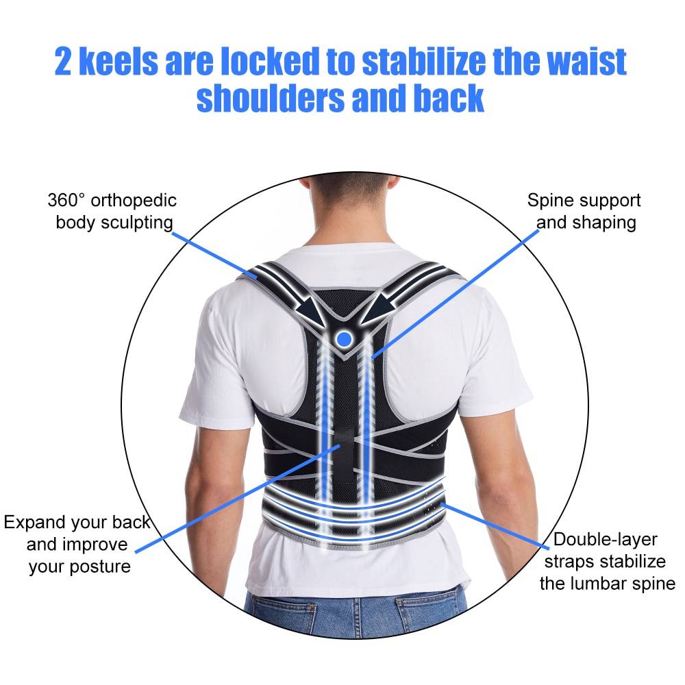 Geri Duruş Düzeltici Skolyoz T - Posture Corrector Back Brace incelemesi ve fiyatı